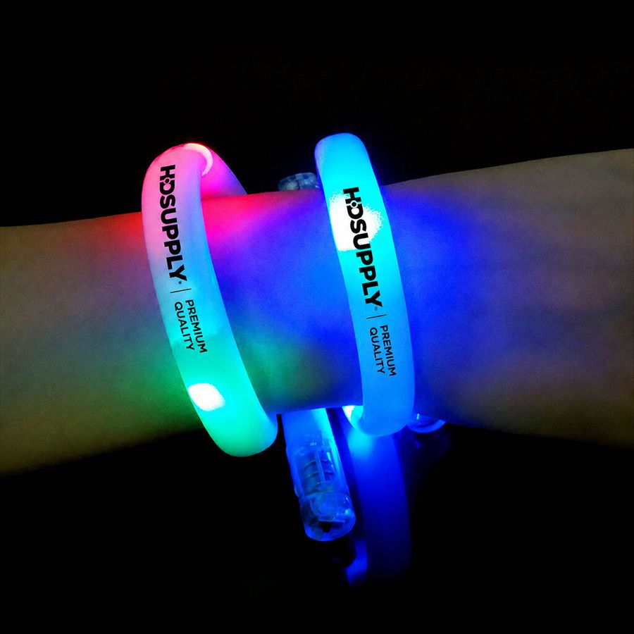 Glow Tube Wristbands - Custom Patch Factory