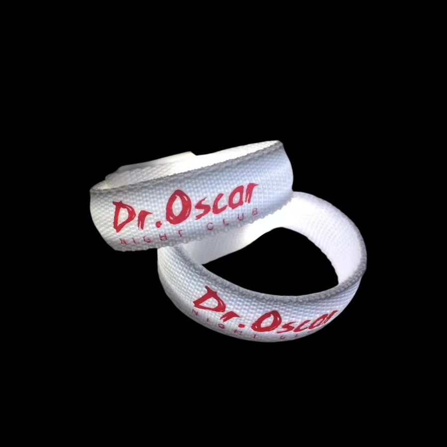 Glow Velcro Wristbands - Custom Patch Factory