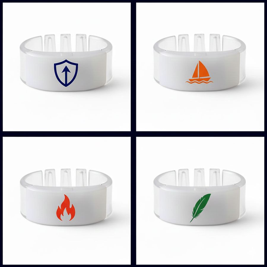 Glow Bangle Wristbands - Custom Patch Factory