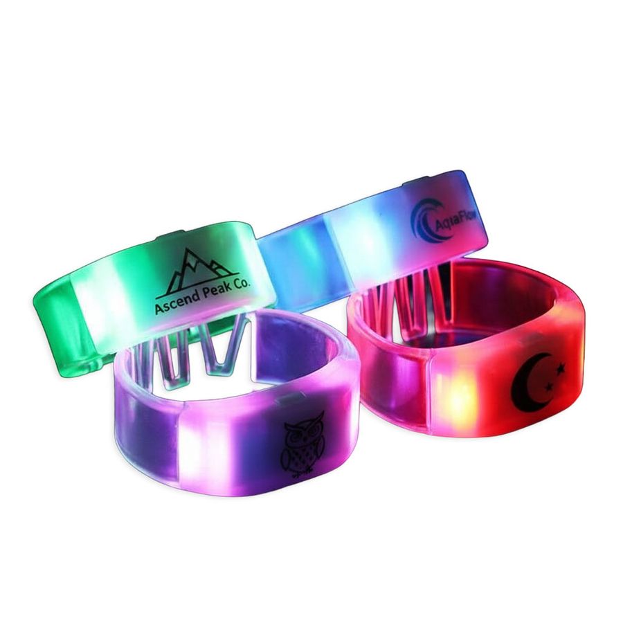 Glow Bangle Wristbands - Custom Patch Factory