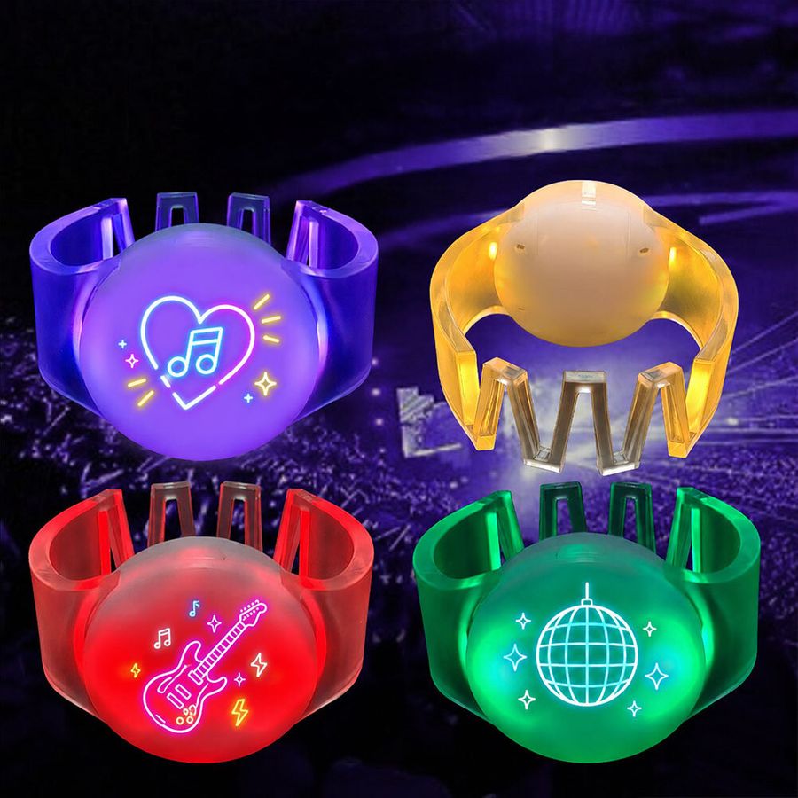 Glow Cheer Wristbands - Custom Patch Factory