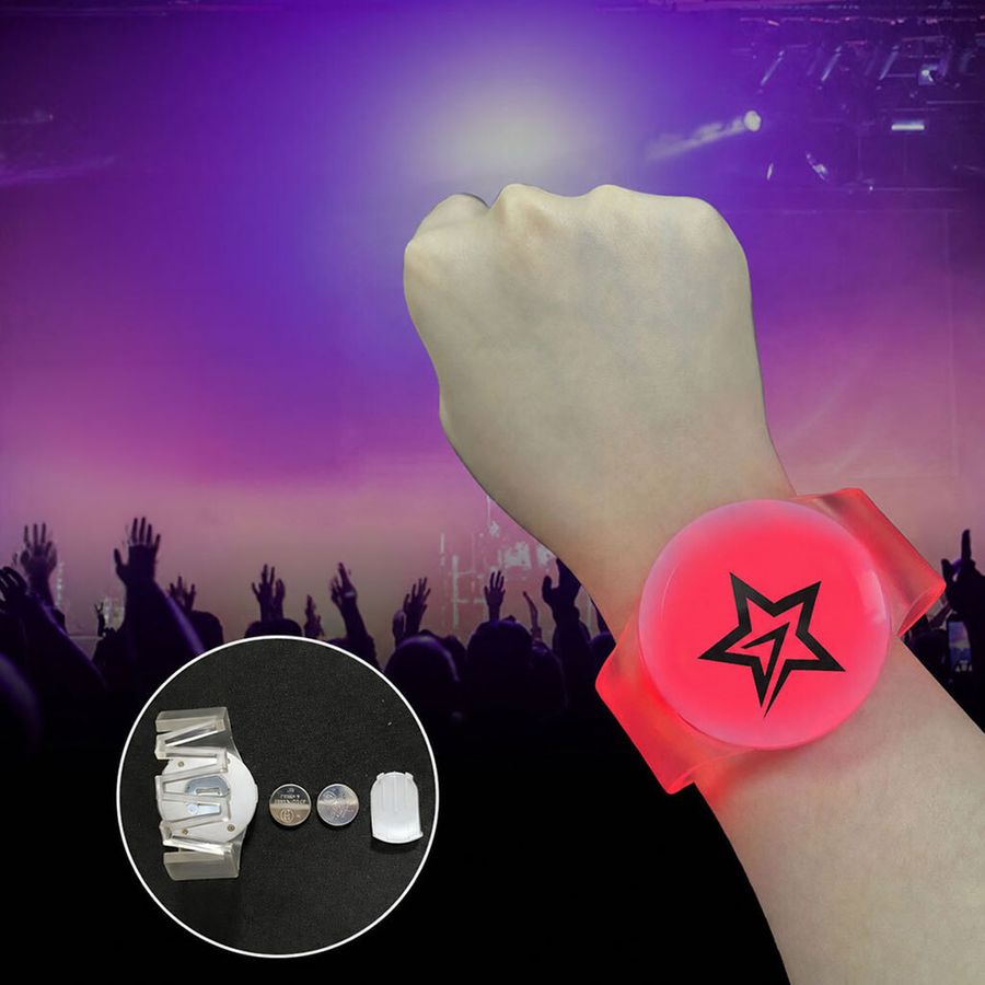 Glow Cheer Wristbands - Custom Patch Factory
