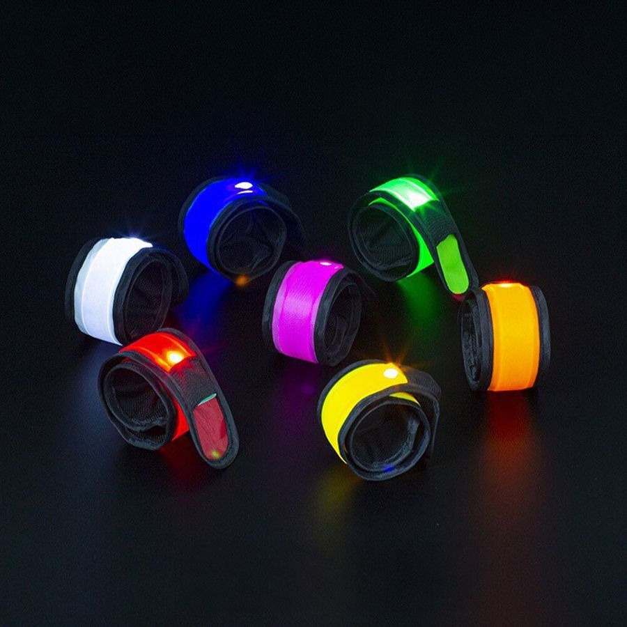 Light Up Slap Wristbands - Custom Patch Factory