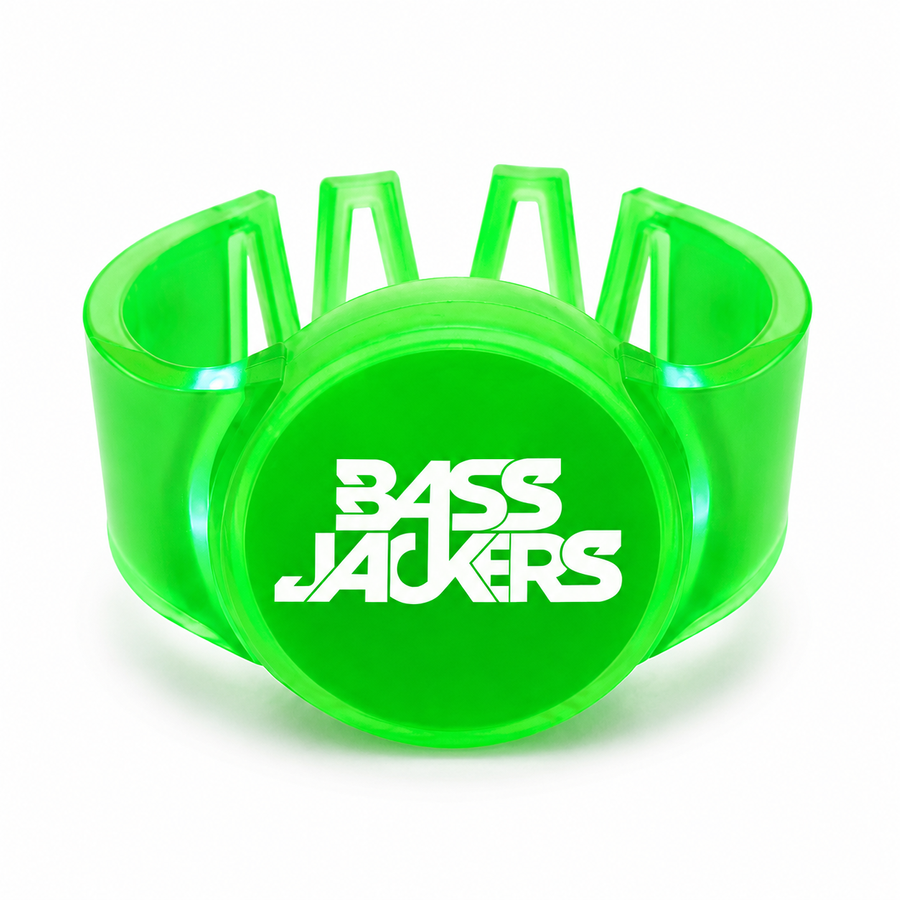 Glow Cheer Wristbands - Custom Patch Factory