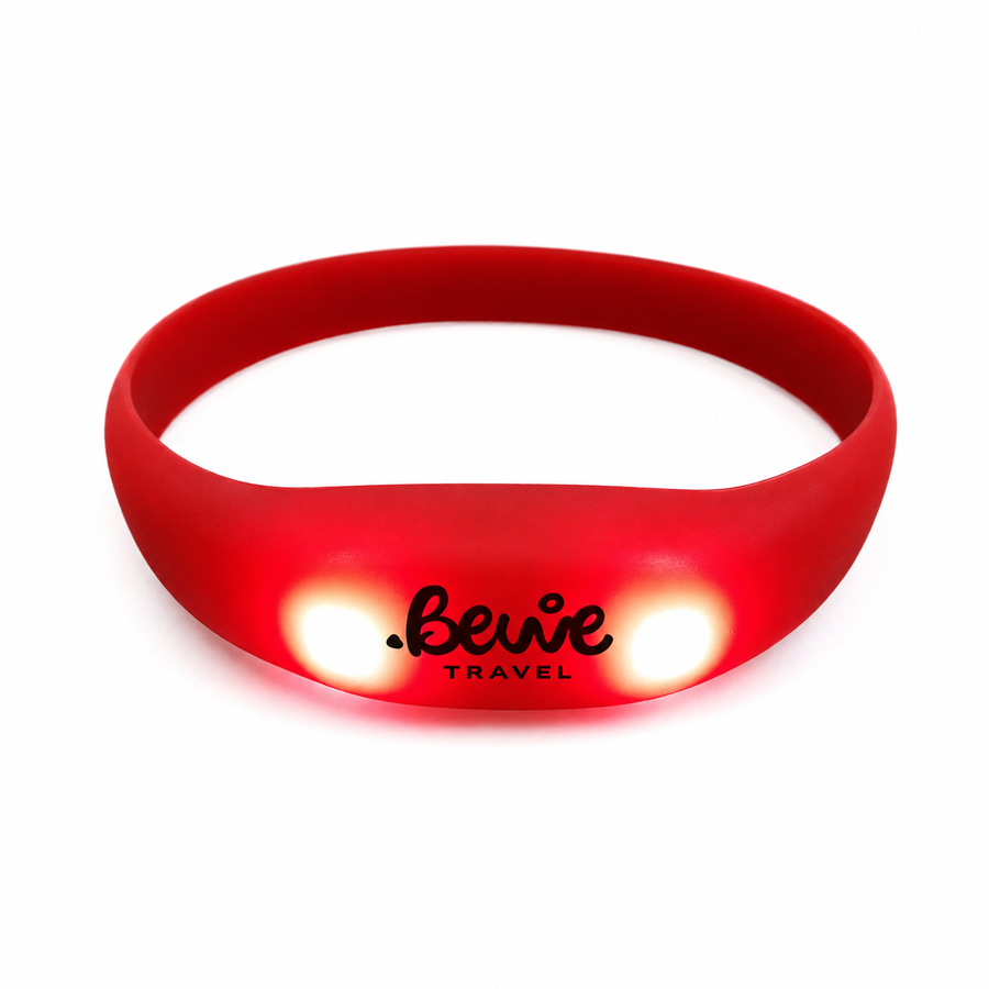 Light Up Silicone Wristbands - Custom Patch Factory