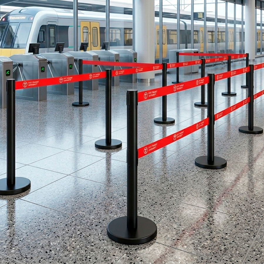 Dual Belts Stanchions - Custom Patch Factory