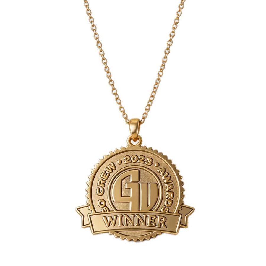 Die Struck Charm Necklaces - Custom Patch Factory