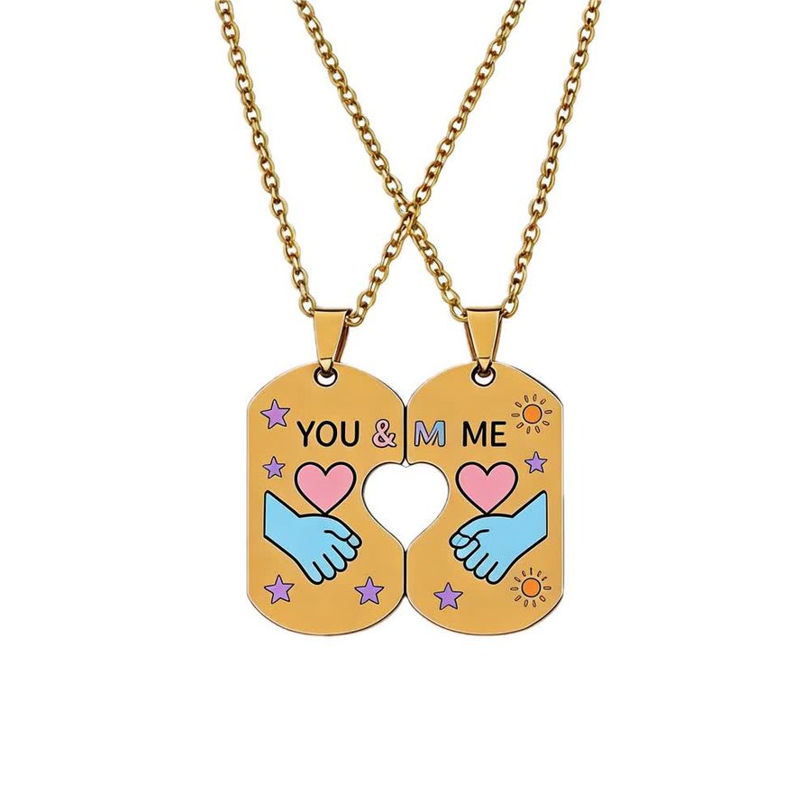 Couple Necklaces - Custom Patch Factory