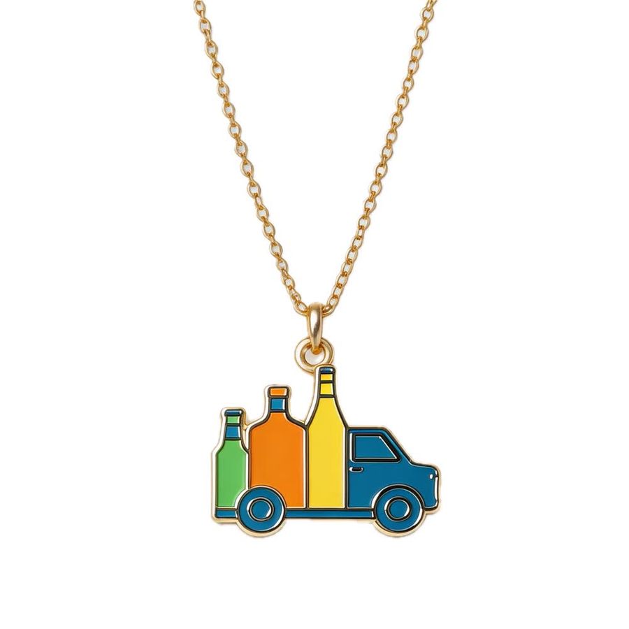 Hard Enamel Charm Necklaces - Custom Patch Factory