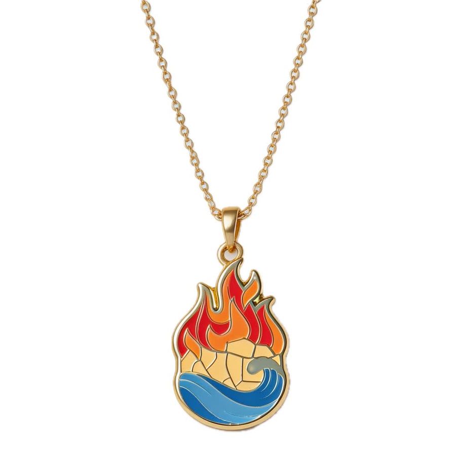 Hard Enamel Charm Necklaces - Custom Patch Factory