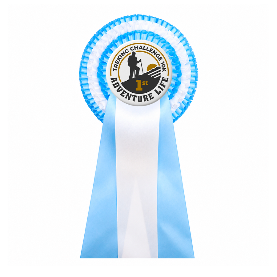Giant Rosette Buttons - Custom Patch Factory