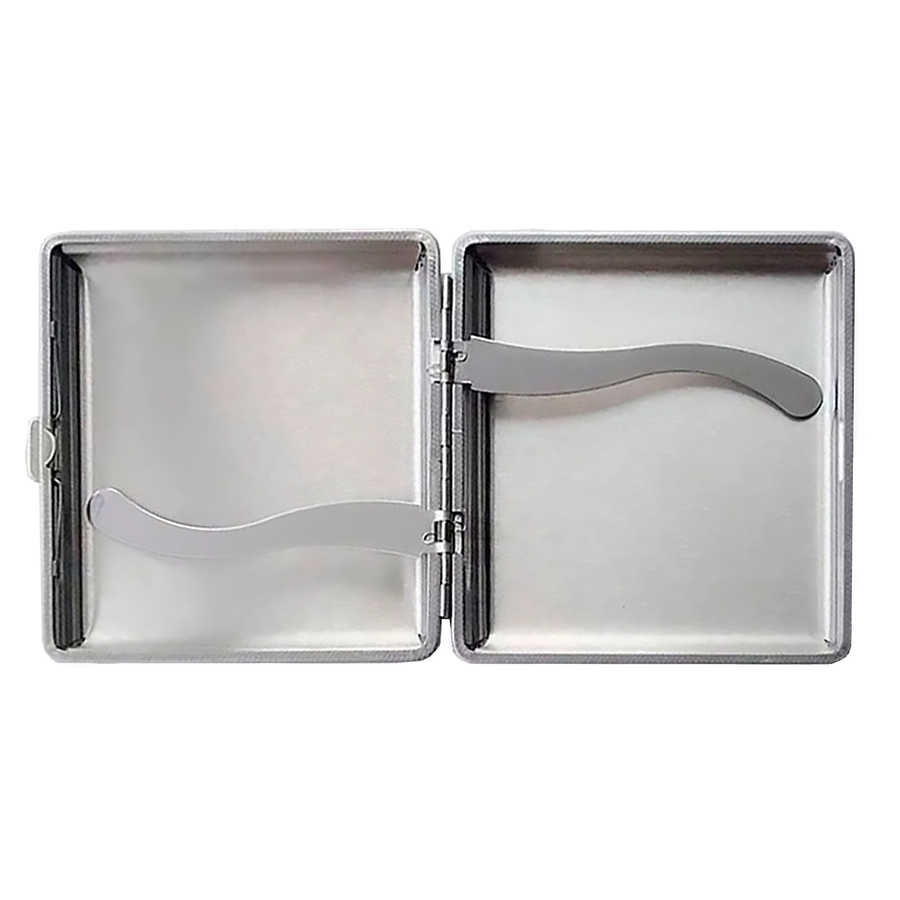 Leather Grain Metal Cigarette Cases - Custom Patch Factory