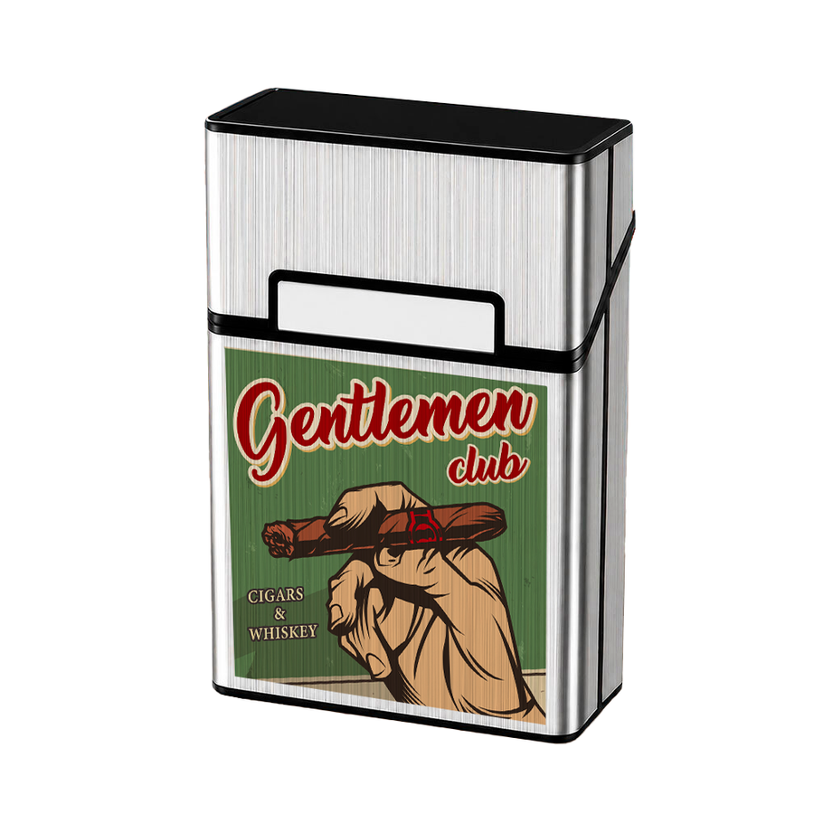 Metal Lid Cigarette Cigarette Cases - Custom Patch Factory