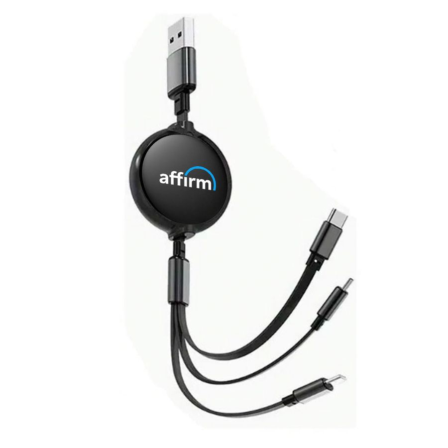 Soft Silicone 3-in-1 Charging Cables - Custom Patch Factory