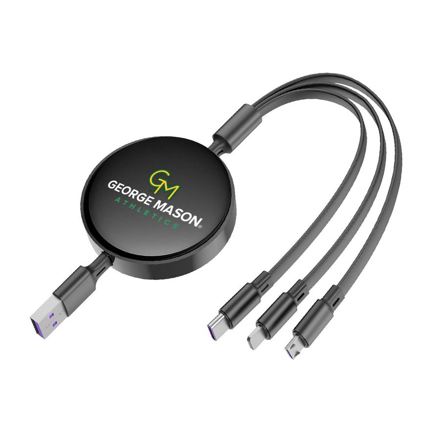 Soft Silicone 3-in-1 Charging Cables - Custom Patch Factory