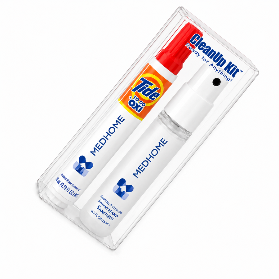 CleanUp Kit - Tide® to Go + Oxi and Sani-Pen® Clipless™ Travel Kits - Custom Patch Factory