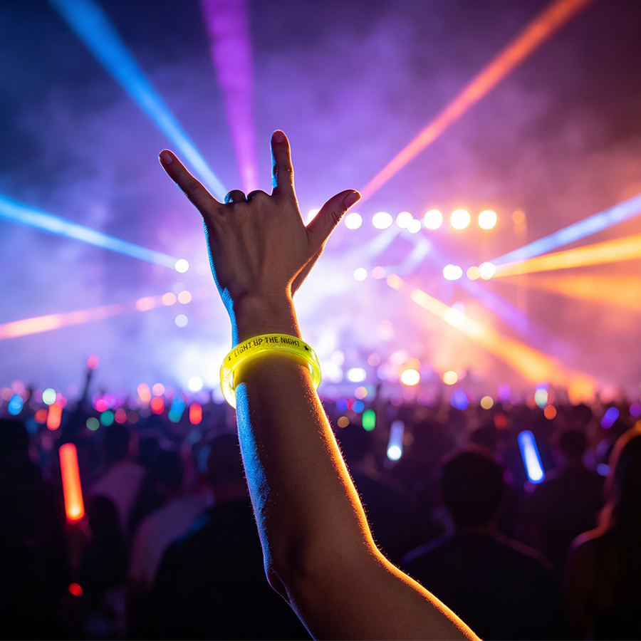 Custom Acrylic Glow Bracelets - Custom Patch Factory