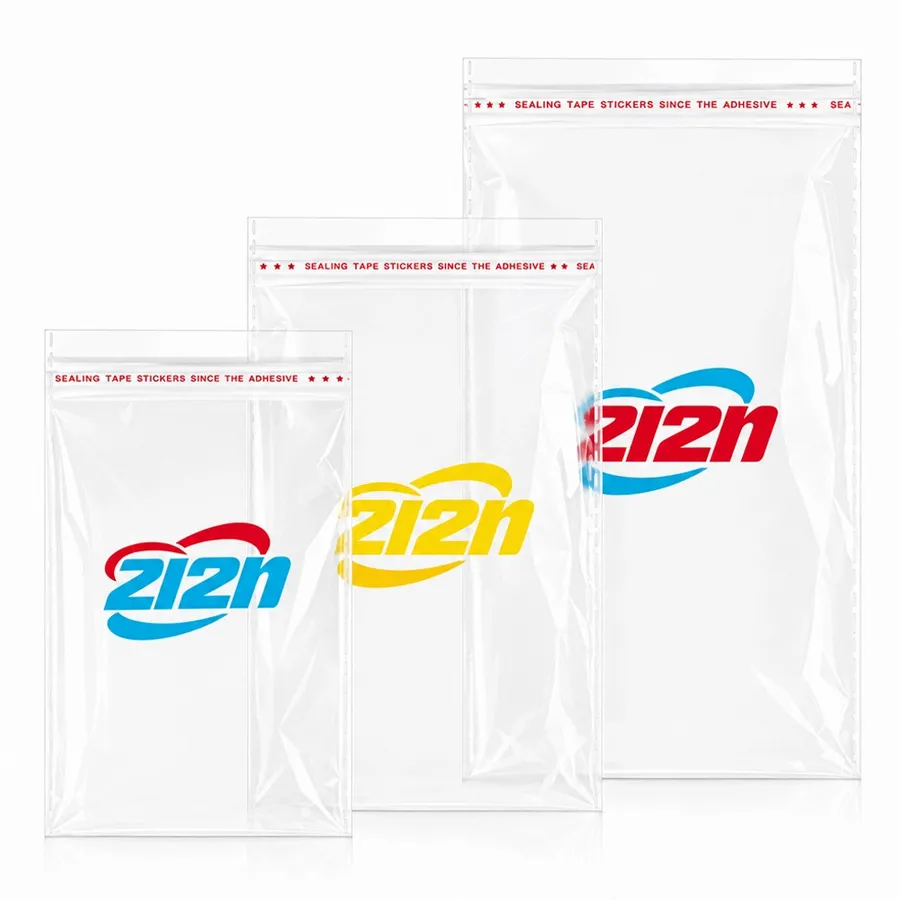 Resealable Clear Poly Bags - Custom Patch Factory