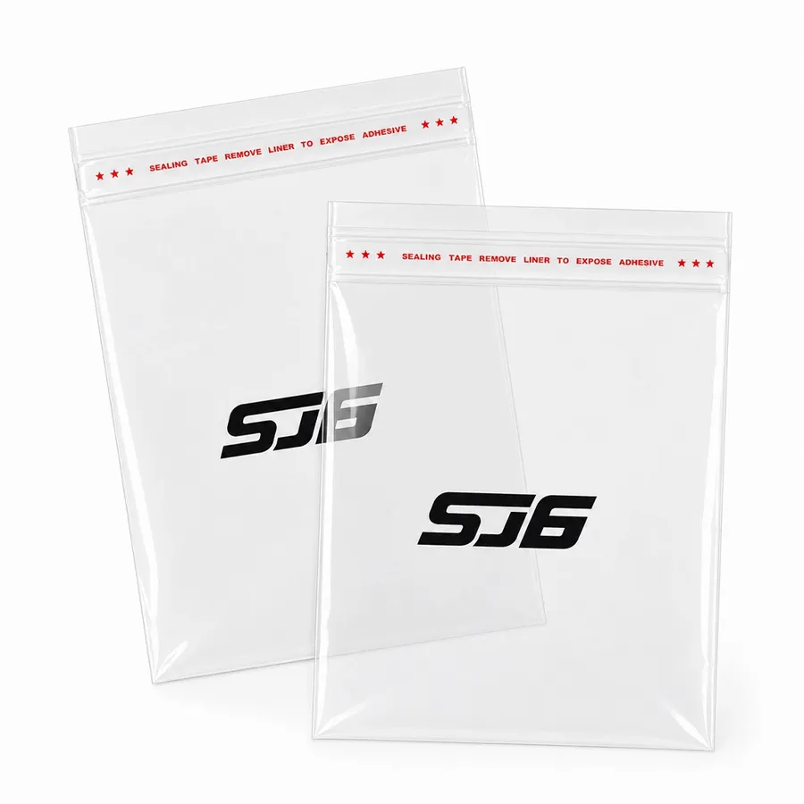 Resealable Clear Poly Bags - Custom Patch Factory