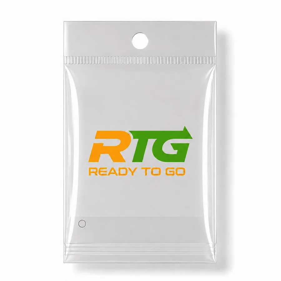 Header Bags with Round Hang Hole - Custom Patch Factory