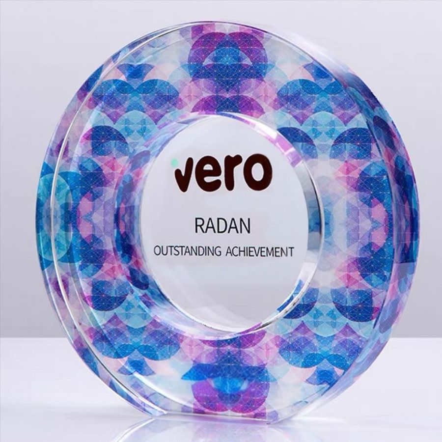 Colored Crystal Trophies - Custom Patch Factory