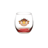 Majestic Gleam Stemless Wine Glasses Red