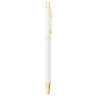 Pastel Retractable Metal Ball Pen White