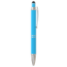 Serene Two Lines Metal Ball Pen Skyblue