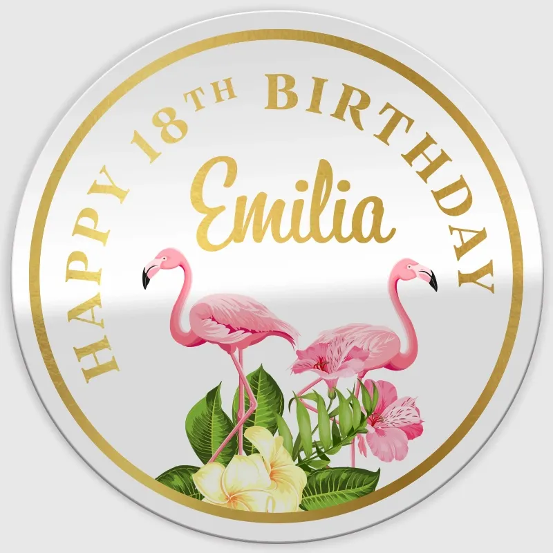 Metallic Sticker+UV Printed - Custom Patch Factory