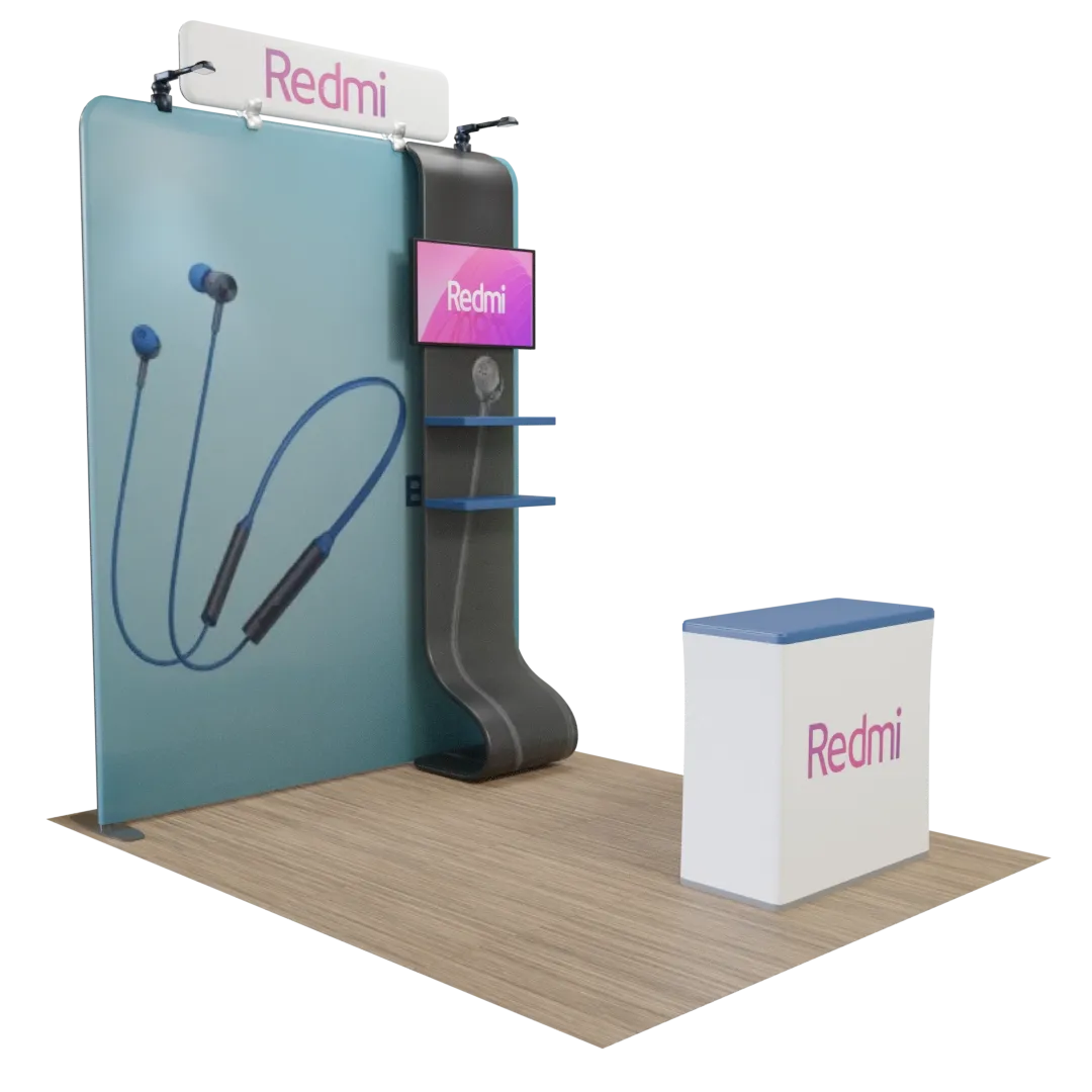 8' x 8' Straight Media Display - Custom Patch Factory