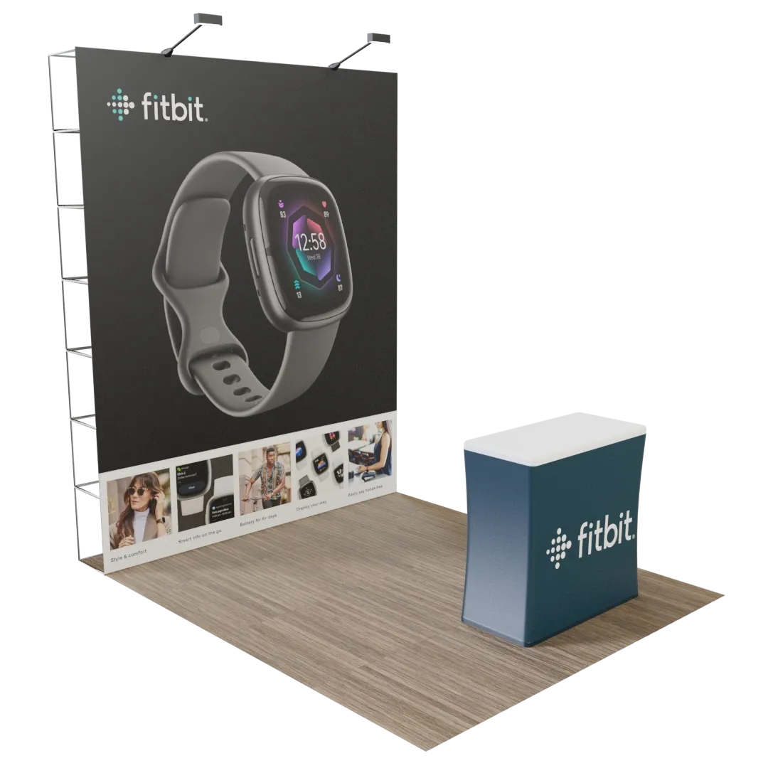 Custom Pop Up Trade Show Display 8' x 8' (ft) - Custom Patch Factory