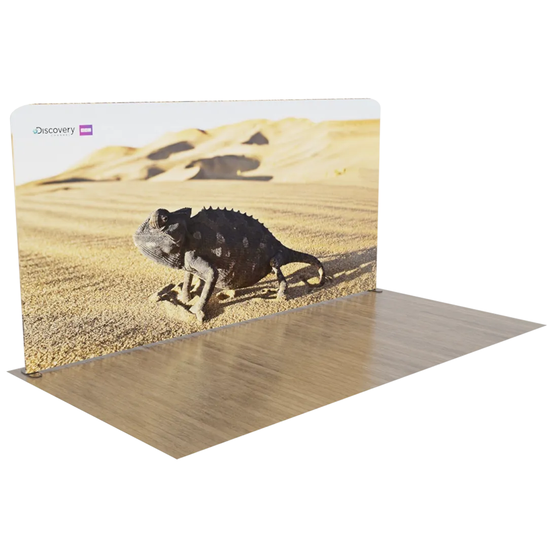 Custom Backlit Trade Show Display 20' x 10' - Custom Patch Factory